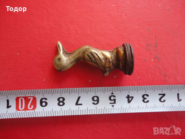 Старинен бронзов печат 3 