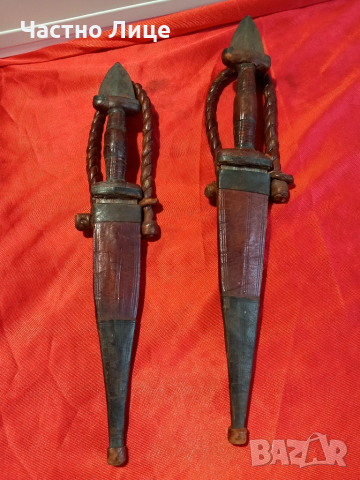 ТУАРЕГСКА Кама Два Броя Комплект Ками, снимка 3 - Антикварни и старинни предмети - 52329629