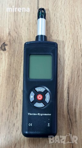 LCD Цифров термометър Хигрометър Измерване на температура и влажност Психометър Мокра крушка Детекто, снимка 6 - Други инструменти - 40472514