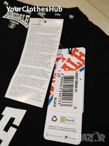 НОВА Lonsdale S size Дамска тениска, снимка 4 - Тениски - 53273511