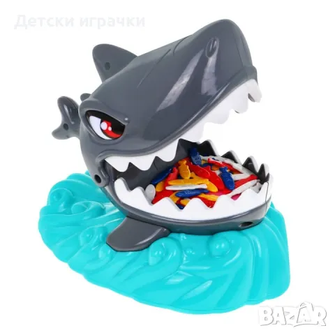Интерактивна игра Луда Акула Crazy Shark на батерии 5+ , снимка 6 - Игри и пъзели - 48950331