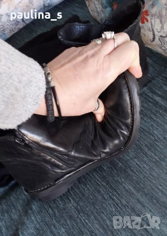 Ортопедични маркови боти от естествена кожа "Khrio" / номер 40, снимка 9 - Дамски боти - 43741465