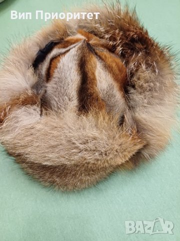 Перфектна шапка от лисица- !00 % естествен косъм ., снимка 10 - Шапки - 44086438