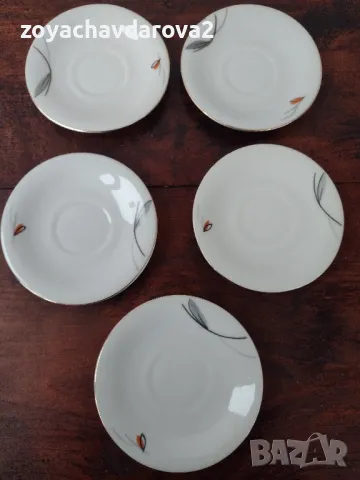 5 БР. ПОРЦЕЛАНОВИ ЧАШКИ С ЧИНИЙКИ ЗА КЪСО КАФЕ, снимка 8 - Чаши - 49002550