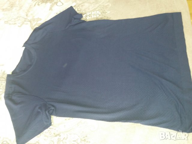 Мъжка спортна тениска Crivit еластична материя тъмносиня, снимка 4 - Тениски - 33001733