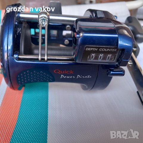 DAM Quick Power Pirate 45 LSC - Мултипликатор с брояч на корда, снимка 2 - Макари - 40597698