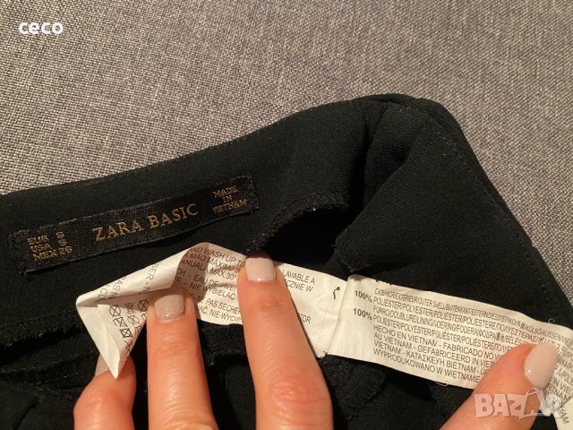 Черна къса пола Zara, снимка 2 - Поли - 38800076