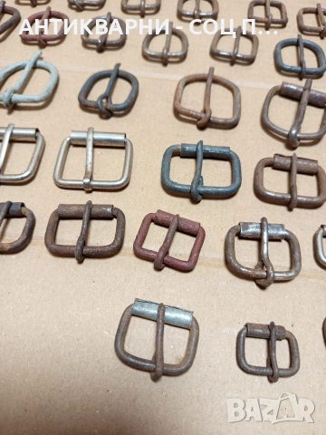 Стари Ръчно Изработени Тока Катарами За Колани 40бр. Номер 592., снимка 3 - Антикварни и старинни предмети - 53205585