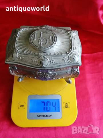 Стара Френска БАРОКОВА Кутия за Бижута, снимка 8 - Антикварни и старинни предмети - 38776621