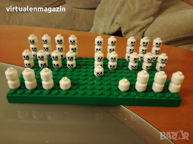 Lego глави на скелети - оригинално Лего, снимка 1 - Колекции - 33217201
