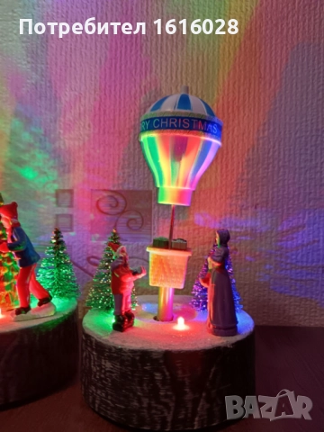 Коледни LED фигури за изграждане на селца и градчета., снимка 12 - Декорация за дома - 51312219