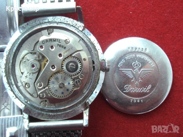Швейцарски мъжки часовник ''Darwil'', снимка 6 - Мъжки - 43971400