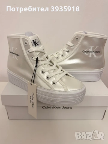 Високи сникърси Calvin Klein, снимка 1