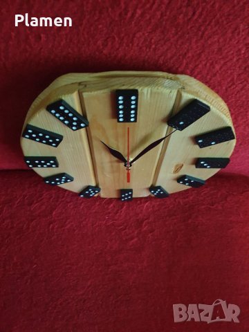 Стенен часовник от ланперия ръчна изработка, снимка 18 - Други стоки за дома - 39907696