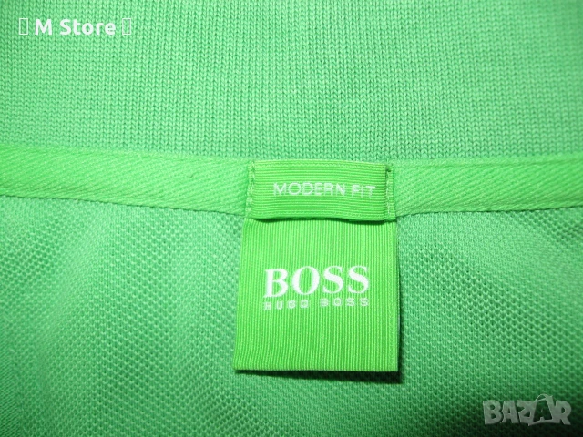 Hugo Boss Green polo t shirt ХХL мъжка тениска, снимка 4 - Тениски - 51331388