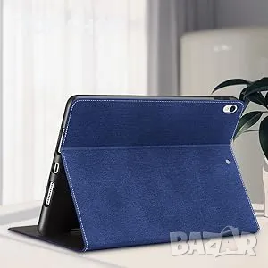 Деним Кейс DTH-PANDA iPad/10.2” 2021 9/8/7th Gen 2020/2019,държач за молив/джоб/авт. заспиване, снимка 10 - Таблети - 49308533
