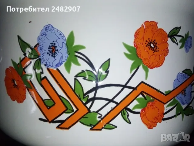 Емайлирана ретро тенджера , снимка 6 - Съдове за готвене - 48763420