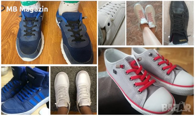 Цветни връзки за обувки - ластични или силиконови, снимка 9 - Други - 24765978