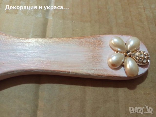 Декорирана бебешка  четка за коса, снимка 2 - Други - 52641484