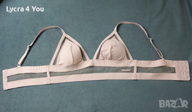 Undiz 75B дамски сутиен или бюстие с прозиращи елементи, снимка 2 - Бельо - 43527117