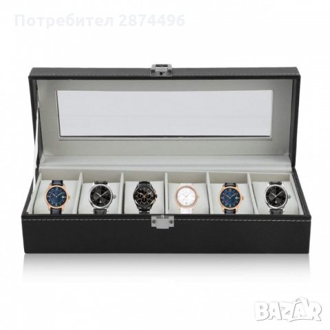 Класическа кутия за 6 бр. часовници -Модел Класик, снимка 5 - Други стоки за дома - 34989364