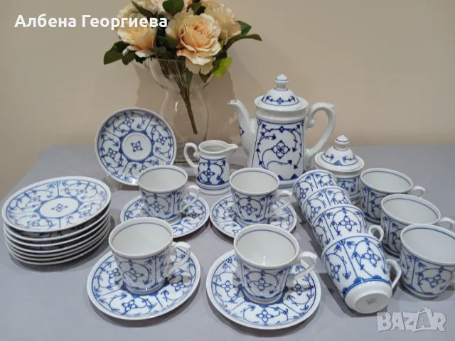 Баварски комплект за кафе Winterling Schwarzenbach BAVARIA, снимка 3 - Сервизи - 47462150