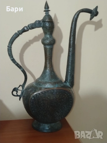 Много стар красив арабски ибрик , снимка 2 - Антикварни и старинни предмети - 53171543