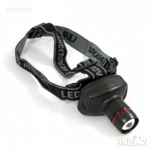 Фенер за глава челник със ZOOM функция, 3 режима на светене, снимка 4 - Къмпинг осветление - 26429259