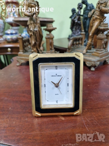 Прекрасен настолен позлатен будилник Collection Noblesse