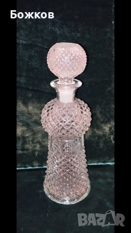 кристална гарафа, снимка 4 - Антикварни и старинни предмети - 52547298
