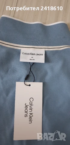 Calvin Klein Jeans CKJ Stretch Cotton Slim Fit Mens Size M  ОРИГИНАЛ! Мъжка Тениска!, снимка 13 - Тениски - 50656663