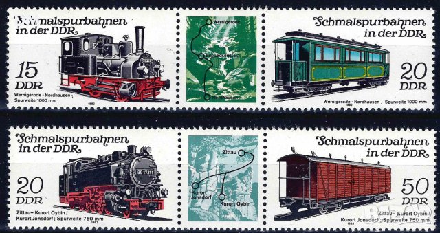 Германия ГДР 1983 - локомотиви MNH