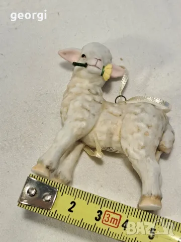 коледни порцеланови фигурки агънца Goebel 6/6, снимка 7 - Колекции - 48076216