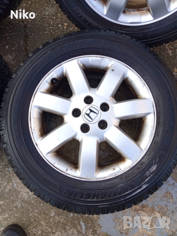 Джанти 17 HONDA CRV + гуми 225/65R17, снимка 3 - Гуми и джанти - 52655358