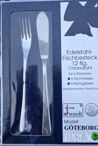 Комплект рибни прибори за хранене 12ч., снимка 2 - Прибори за хранене, готвене и сервиране - 52910703