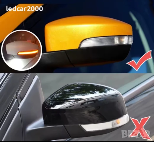 Динамични - Бягащи лед мигачи за огледала - LED FORD, снимка 7 - Аксесоари и консумативи - 50724752