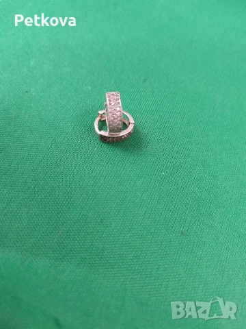 Сребърни обеци, снимка 2 - Обеци - 50929214