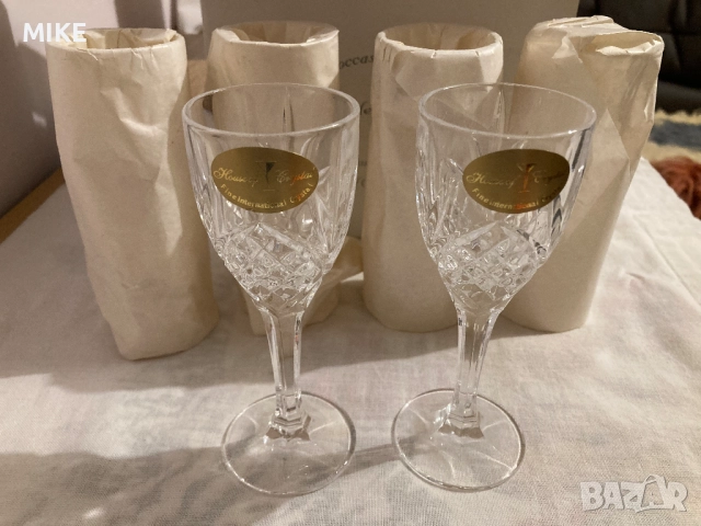 Кристални чаши за шери