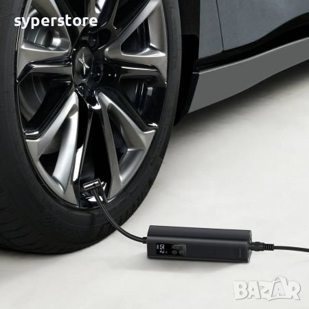 Преносим компресор за гуми Baseus CRCQ000001 Мини авто компресор, снимка 5 - Други стоки за дома - 38126304