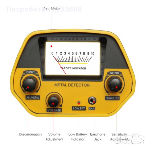 Металотърсач GTX 5030, снимка 4 - Друга електроника - 40290062