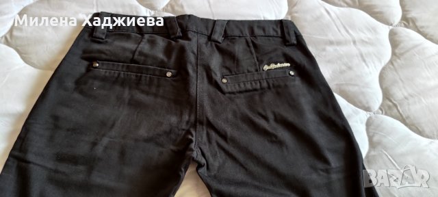 Дамски черен панталон, снимка 4 - Панталони - 35541118