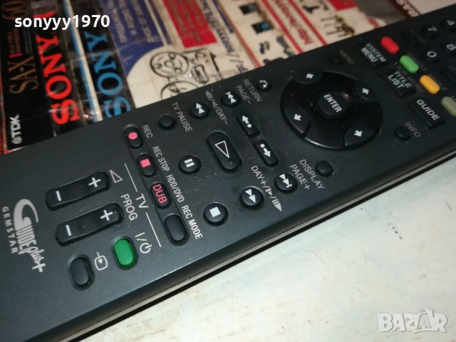 SONY RMT-250P HDD/DVD RECORDER REMOTE-ВНОС SWISS 3011251656