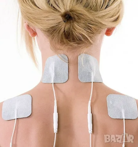 2 варианта Гел лепенки Пластири Електроди за електростимулатор EMS - TENS - MASSAGE, снимка 6 - Масажори - 48010475