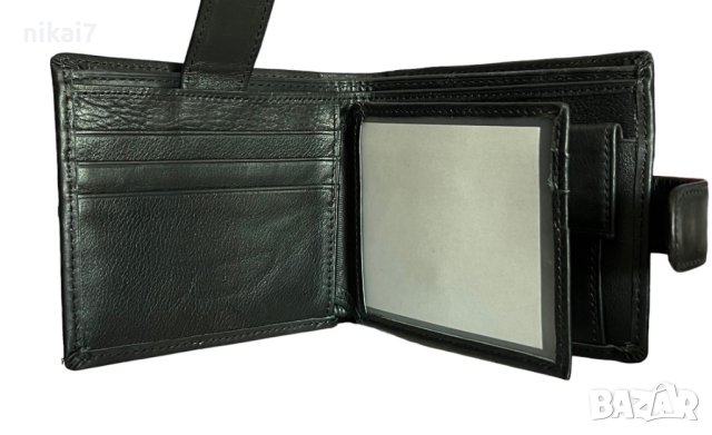 мжки портфейл естествена кожен телешки бокс джоб за монети документи, снимка 12 - Портфейли, портмонета - 42944571