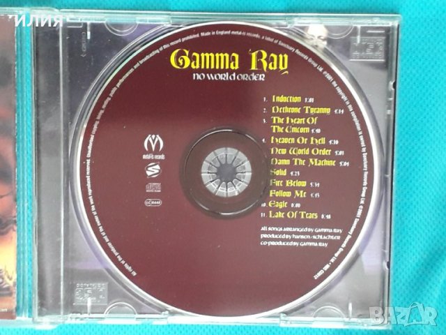 Gamma Ray – 2001 - No World Order(Heavy Metal), снимка 4 - CD дискове - 43699387