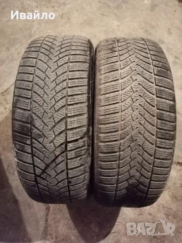 Продавам 2 броя зимни гуми 205.55.16 на 1 сезон дот 2021 Semperito 