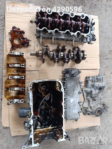 Honda 1.4 - L13A7 - Глава , вал , картер , капак , маслена помпа / Сивик 1,4