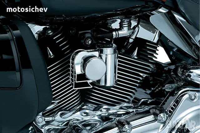 МОТОЦИКЛЕТНА ХРОМИРАНА ТРОМБА С КОМПРЕСОР, снимка 4 - Аксесоари и консумативи - 47978173