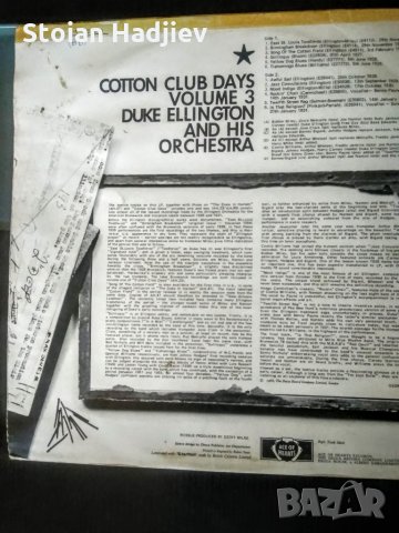DUKE ELLINGTON-cotton club days volume 3,LP, снимка 2 - Грамофонни плочи - 27009446