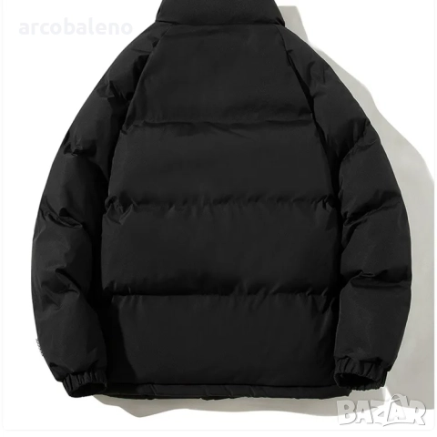 Мъжко зимно яке с удебелена поларена подплата, 5цвята , снимка 3 - Якета - 52018794